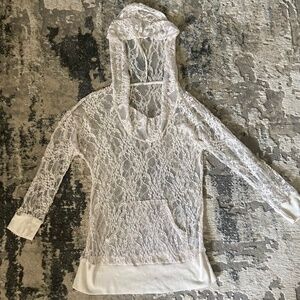 Lace Hoodie sweatshirt